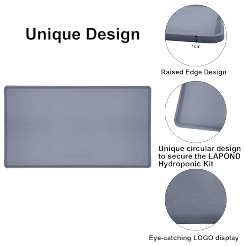 Silicone Waterproof Plant Mat for Indoor Plants & Hydroponic Systems - view 4