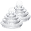 50 Pack 4/6/8/10/12 Inch Plant Saucer Clear Plastic Plant Trays