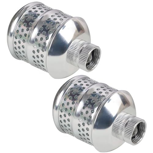2 Pack Bubbler Sprinkler Heads, Aluminum Diffuser Flood Nozzle for Delicate Watering, Gentle Garden Metal Watering Soaker Sprinkler for Plants Garden Lawn Yard