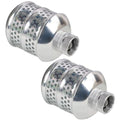 2 Pack Bubbler Sprinkler Heads, Aluminum Diffuser Flood Nozzle for Delicate Watering, Gentle Garden Metal Watering Soaker Sprinkler for Plants Garden Lawn Yard