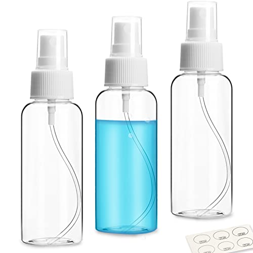 3 Pack Small Spray Bottle, 2.7oz/80ml Travel Spray Bottle