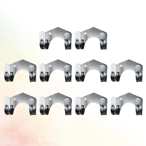 10 Pcs Iron Gardening Hook Double Hooks Hose Rack with Screws - view 6
