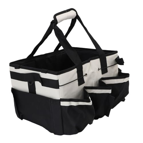 Wearable Cleaning Supply Bag, 600D Oxford Cloth with Removable Dividers, Large Capacity Tool Tote with Adjustable Strap, for Home Car Wash Gardening Painting - view 4
