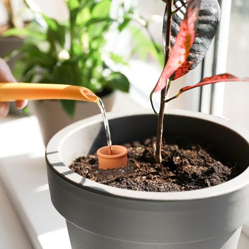 4pcs 3.1in Plant Self Watering Globes Ollas Watering Pots Drip Irrigiation Olla System Terra Cotta Clay Irrigation Pots Terracotta Self Watering - view 3