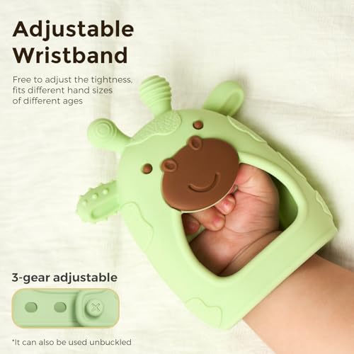 Baby Teether Toys | Food Grade Silicone Teething Relief 0-6 Months - view 3