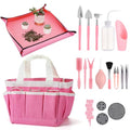 44pcs Small Gardening Tools Gifts for Women Beginners, Pink