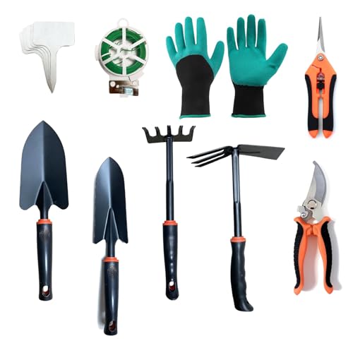 Garden Tools Set for Women, Indoor Beginner Gardening Hand Tool Gift Sets,Gardening Starter Essentials kit Supplies