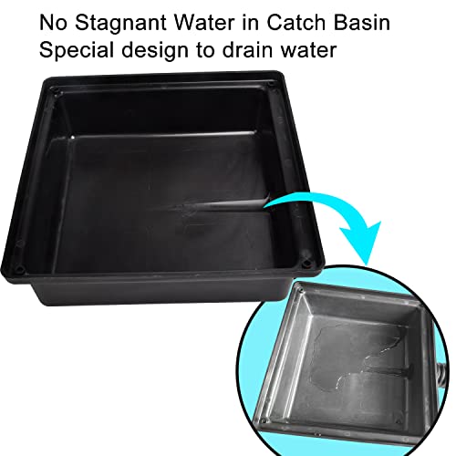Low Profile Downspout Catch Basin Gutter Downspout Extensions - view 6