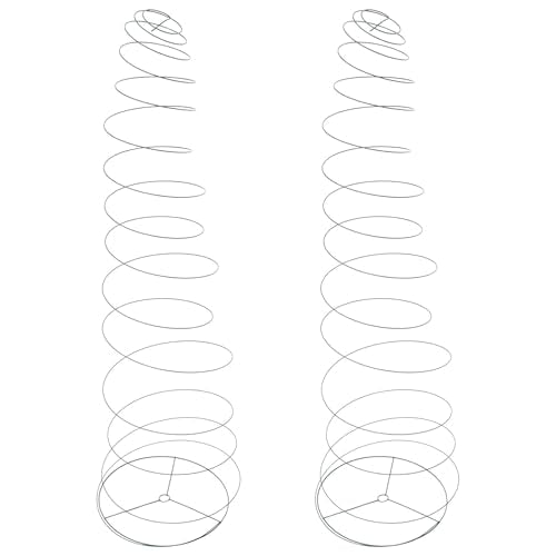 2pcs Spiral Vegetable Plant Support Cage, Tomato Trellis Ring