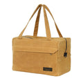 Canvas Tool Organizer, Heavy Duty 16oz Waxed Canvas Garden Hand Tools Bag - with Hidden Zipper Pocket & Large Storage Capacity, Tool Carrier for Gardening Carpentry Tools | 11.5" x 7" x 7.5"