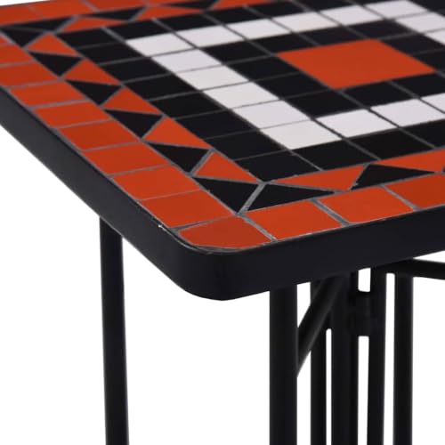 Mosaic Side Table 14 Inch Ceramic Top Outdoor Plant Stand - view 6
