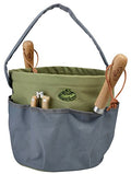 Round Garden Tool Bag, Gray