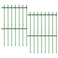 Adjustable Plant Support Stakes, Green PP Fiberglass Upright Growth Guide