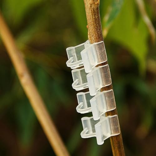 Plant Grafting Clips White 150 Pcs Plastic Vine Support - view 4