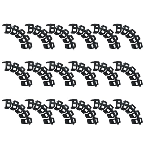 100pcs Plastic Plant Stem Bending Clips for 90 Degree