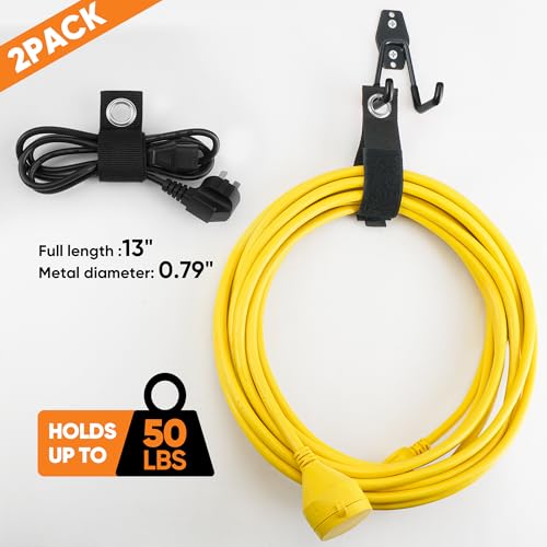 26 Pack Heavy Duty Garage Hooks,Steel Wall Mount Storage Hangers - view 7