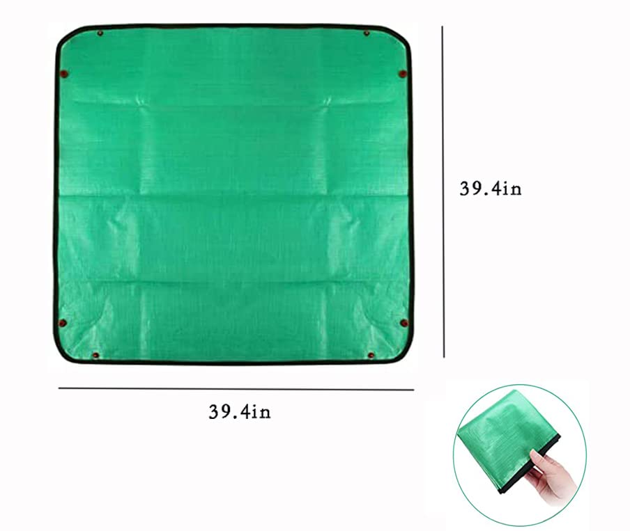 39.4" x 39.4" Large Plant Repotting Mat for Indoor Plants, Portable and Foldable Gardening mat, Waterproof Transplanting Potting Mat in Garde - view 4