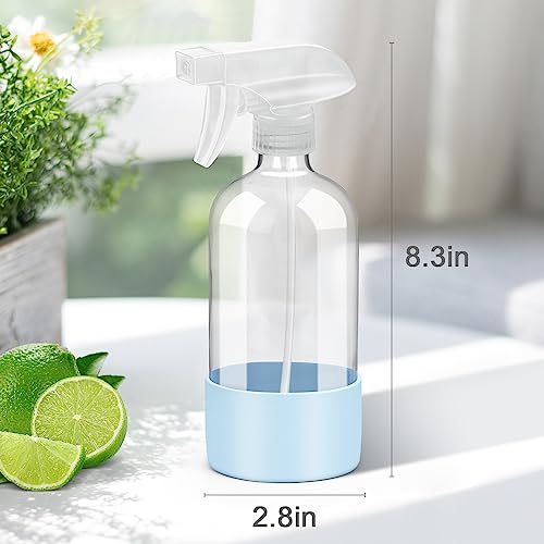 Glass Spray Bottles for Cleaning - 16 oz Spray Bottles with Silicone Sleeve - view 4