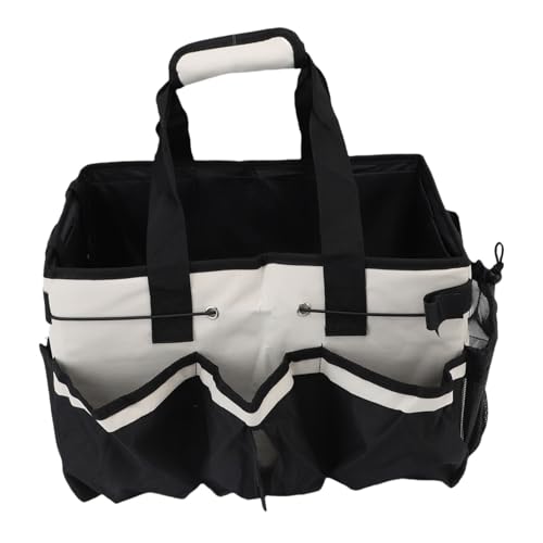 Wearable Cleaning Supply Bag, 600D Oxford Cloth with Removable Dividers, Large Capacity Tool Tote with Adjustable Strap, for Home Car Wash Gardening Painting - view 3