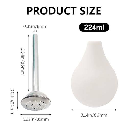 White Sprinkler Ball Brauser, 1 Piece Ball Brause Sprinkler for Wet Felting Sprinkler Felting Equipment Wet Felting Tools Water Wet Felting Water Sprinkler Supplies - view 2