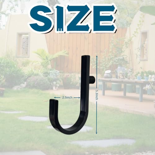 12 Pcs Storage Shed Hooks Compatible with Suncast/Craftsman Shed - view 2