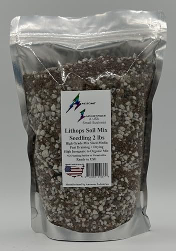 Lithops Seed Starting Soil Gritty Mix, 2 Qt, Fast Draining Potting Medium - view 2