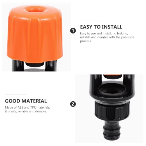 Hose Quick Adapter Garden Hose Connector Xmas No Leak ABS TPR - view 3