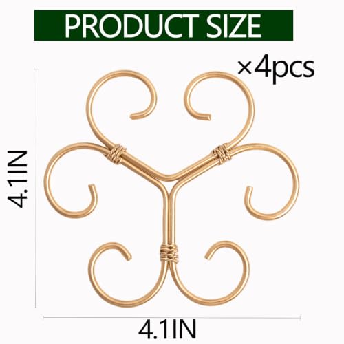 4.1" Plant Supports for Indoor Plants - 4 Pcs Stem Stabilizers for Monstera - view 2