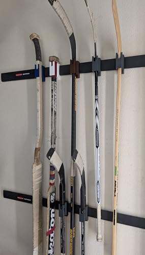 Hockey Stick Wall Mount Display Holder, Sports Equipment Storage - view 3