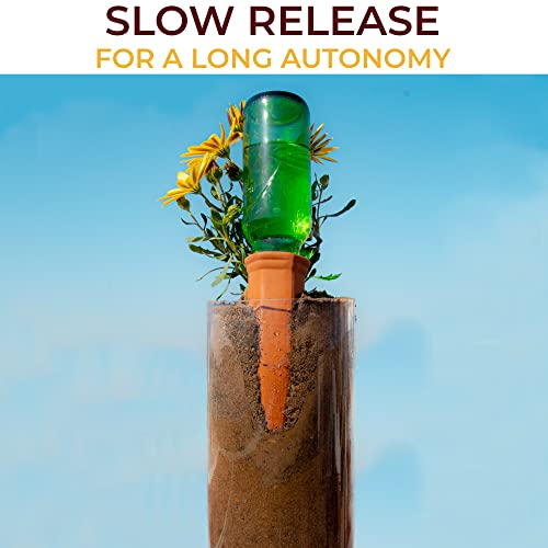 10-Pack Natural Self Watering Spikes - Terracotta - Automatic Plant Waterer for Indoor & Outdoor - view 5