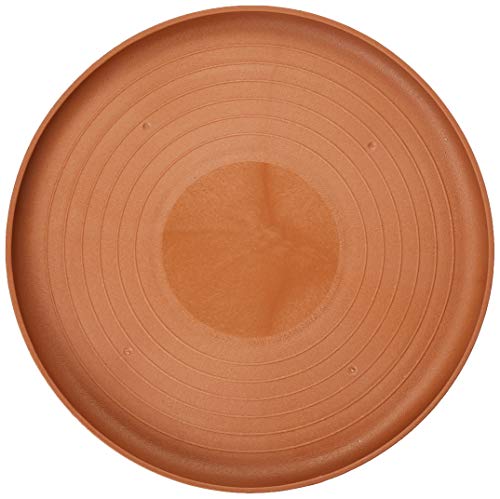 S41130 Down Under Plant Turner, Heavy-Duty Rotating Plant Stand, Protects Decks, Wood Floors, Carpet, Tile, 250lbs Capacity, 12-Inch, Terra Cotta - view 2