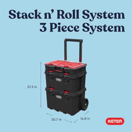 Stack N Rolling Tool Box Modular Storage System 3 Piece - view 2