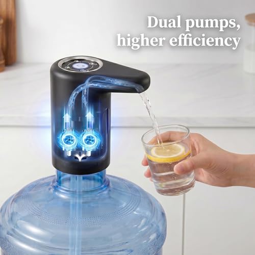 5 Gallon Water Dispenser,Dual Pump,Fast Flow,4 Modes,1200mAh Battery - view 4