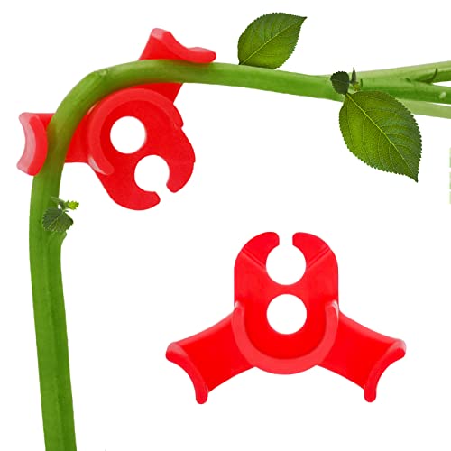 30-Pack 90° Plant Training Clips, Red Plant Clips