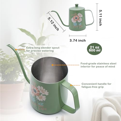 Watering Can for Indoor Plants, Green Water Can Spray Bottle 2 Pack - view 2