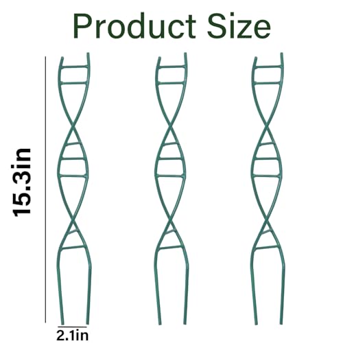 3PCS Indoor Plant Trellis for Potted Plants - Metal Houseplant Trellis - view 2