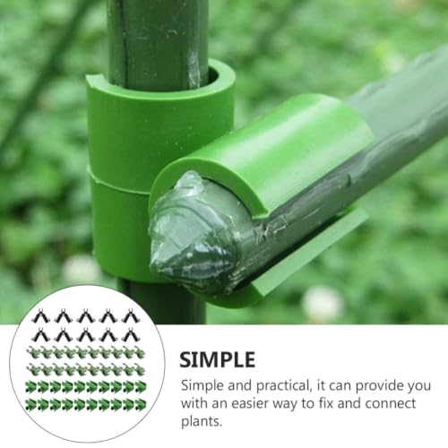 50pcs Plant Trellis Clips Plastic Connector Buckles - view 3