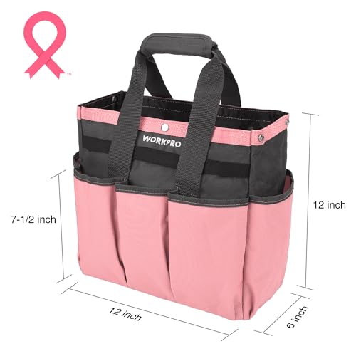 Garden Bag, Garden Tool Tote Storage Bag with 8 Pockets - view 3