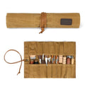Canvas Tools Roll Compact Bag Knife Pliers Organizer Carrier Case -15 Slots
