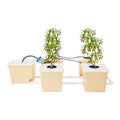 Bucket Drip Growing System, 5 Hydroponic Plant Buckets Kit Top Feed Drip Hydroponics Growing System, Indoor Outdoor Recirculating Deep Water Culture Hydroponic Bucket System Gardening Supplies