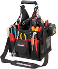 Work Gear HT5582 Electrical/Maintenance Tool Carrier, 23 Pockets, Heavy Duty Ballistic Polyester Tool Bag