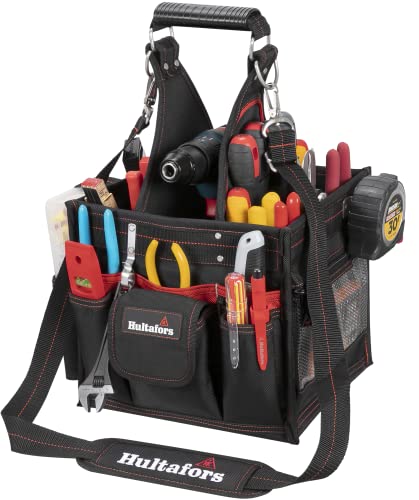 Work Gear HT5582 Electrical/Maintenance Tool Carrier, 23 Pockets, Heavy Duty Ballistic Polyester Tool Bag