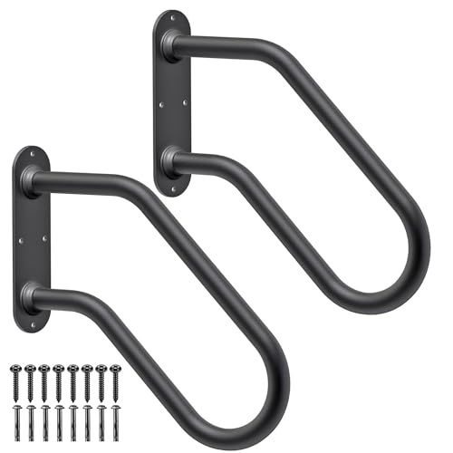 Heavy Duty Wall Mount Handrails for Indoor Outdoor 1-2 Steps