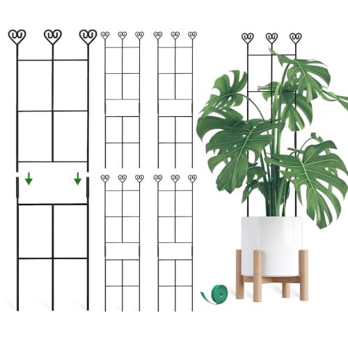 32in Monstera Plant Support Trellis for Indoor Plants, 4P