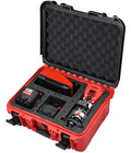 Case for Milwaukee M18 Cordless Compact Router – Waterproof Hard Tool Box for 18V/20V Compact Router, Router Bits, Battery & Charger Storage (Case Only)