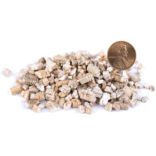 Organic Coarse Vermiculite for Indoor Gardening Plants and Mushrooms – Enhances Soil Aeration, Seed Germination, Rooting Cuttings – Small Packages and Bulk (Vermiculite Grade 4 – Coarse, 30 quarts)