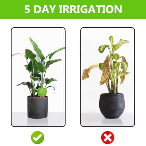 4 Pack Terracotta Self Watering Spikes, Automatic Plant Waterer Devices - view 6