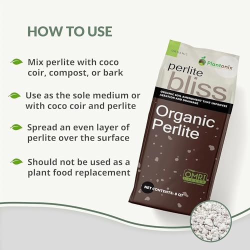 Perlite Bliss (4 Cubic Ft) - Organic Perlite for Plants Indoor Soil Amendment - Bulk Perlite for Gardening & Seed Starting - Mixes Easily with Potting Soil, Vermiculite, & Coco Coir for Plants - view 3