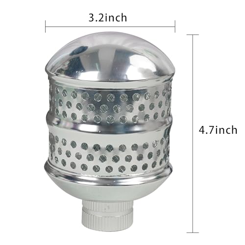 2 Pack Bubbler Sprinkler Heads, Aluminum Diffuser Flood Nozzle for Delicate Watering, Gentle Garden Metal Watering Soaker Sprinkler for Plants Garden Lawn Yard - view 2