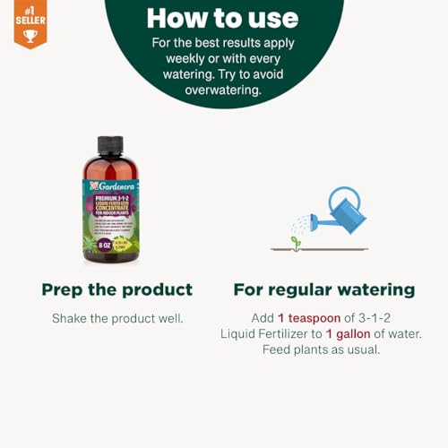 Premium Liquid Bonsai Plant Fertilizer - 3-1-2 Concentrate for Indoor Plants and Flowers | Organic Plant Food for Bonsai - 8oz - view 4